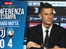 conferenza stampa thiago motta dopo Juventus Atalanta 0-4