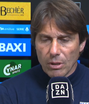 Antoni Conte intervistato dopo Venezia-Napoli finita 0-0
