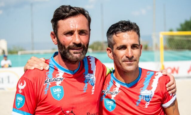 franco palma allenatore del Napoli Beach Soccer