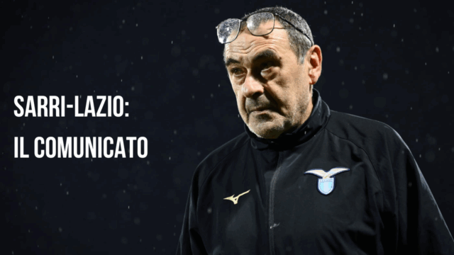 Sarri-Lazio, il comunicato del club